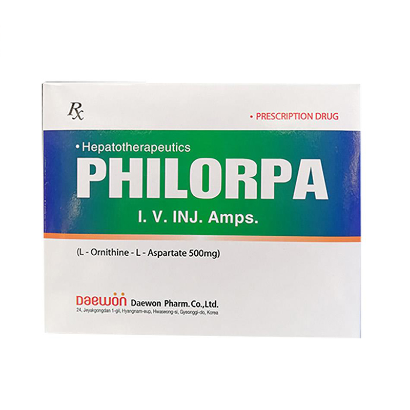 Philorpa 500mg/5ml tiêm Hàn Quốc (H/10o/5ml) Date 05/2025