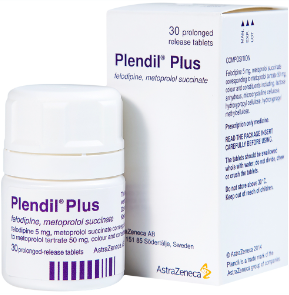Plendil Plus Astrazeneca (Lọ 30 viên)