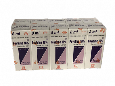 Povidine 10% Pharmedic (Cọc 10 lọ x 8ml)