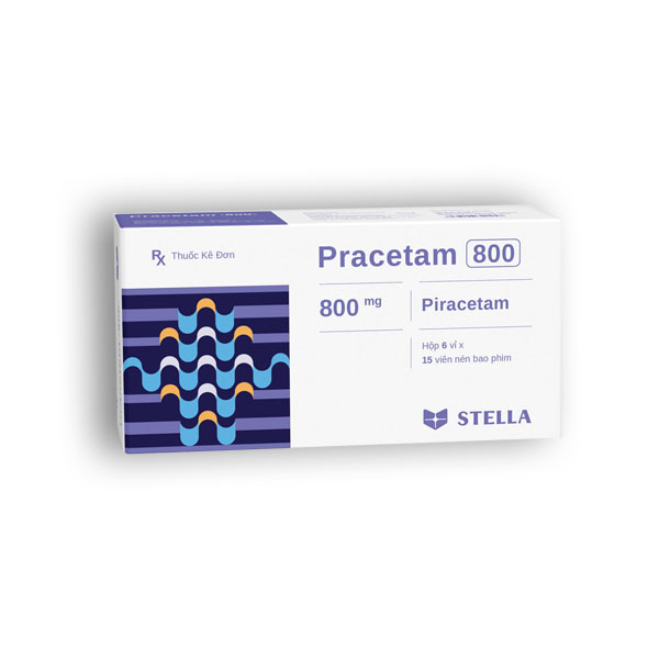 Pracetam Piracetam 800mg Stella (Hộp 90 viên)