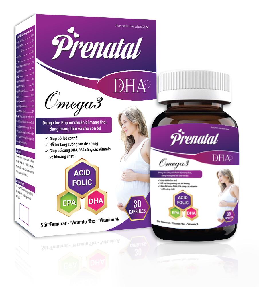 Prenatal omega3 DHA Akopha (Lọ 30 viên)