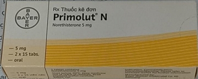 Primolut N 5mg Bayer (Hộp 30 viên)