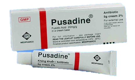 Kem bôi Pusadine Acid Fusidic 2% Medipharco (Tuýp 5g)