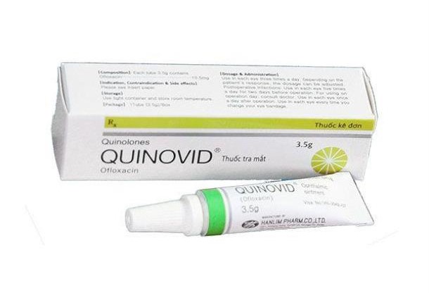 Quinovid Ofloxacin 10.5mg Cream Hàn Quốc (Tuýp/3,5g)