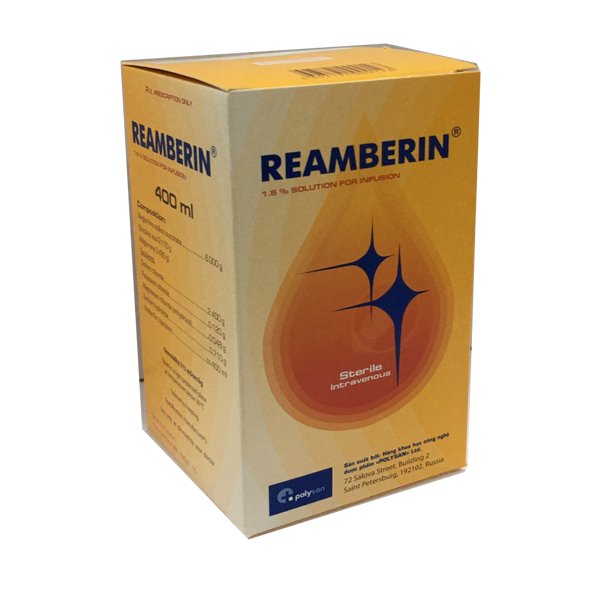 Reamberin 1.5% truyền Polysan Nga (Chai 400ml)