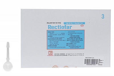 Dung dịch thụt Rectiofar trẻ em Pharmedic (Hộp 50 ống x 3ml)