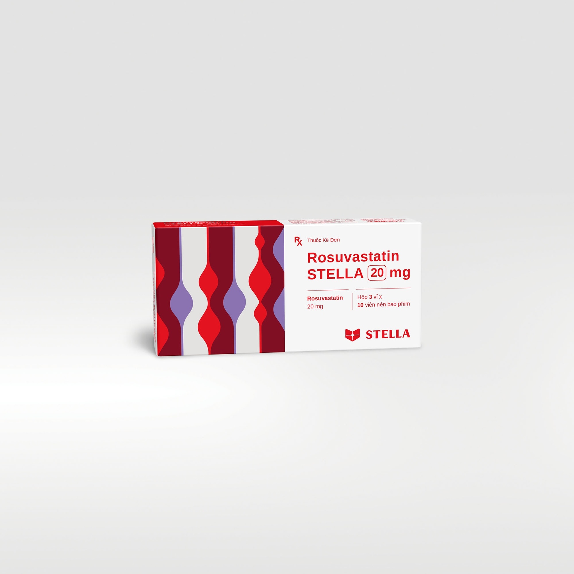 Rosuvastatin 20mg Stella (Hộp 30 viên)