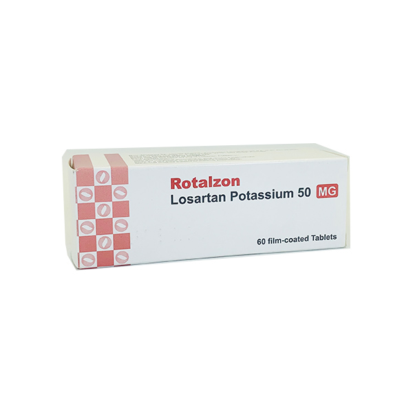 Rotalzon Losartan 50mg Atlantic (Hộp 60 viên)