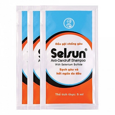 Dầu Gội Chống Gàu Selsun Rohto (Hộp 60 gói x 5ml)