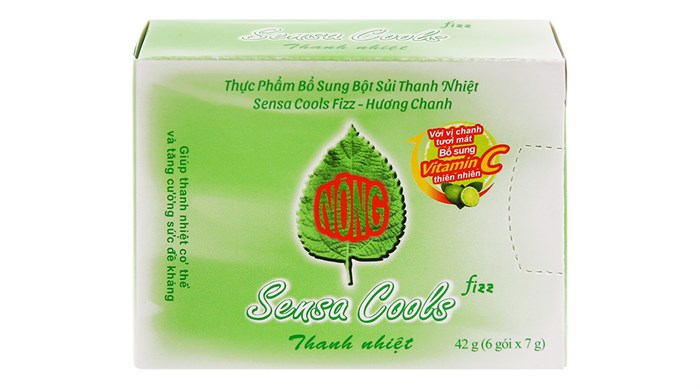 Bột sủi Thanh Nhiệt Sensa Cools (Hộp 6 gói)