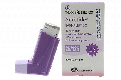 Thuốc xịt Seretide Evohaler 25/125 GSK (Lọ 120 liều)