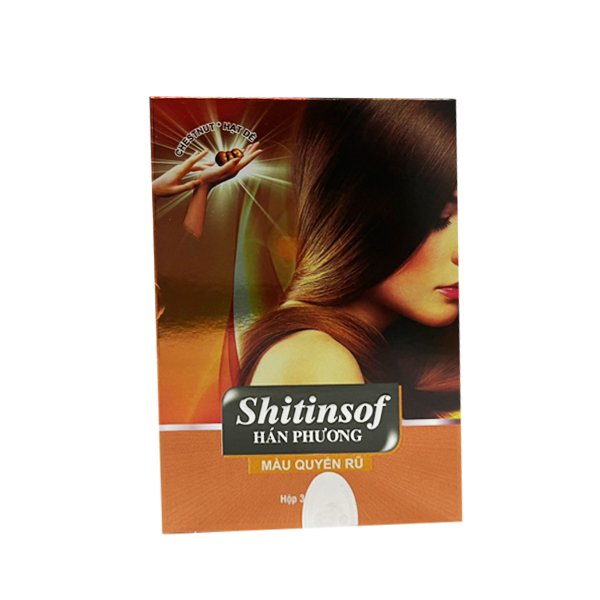 Shitinsof gội nâu tóc Hán Phương (Hộp 3 gói x 15ml)