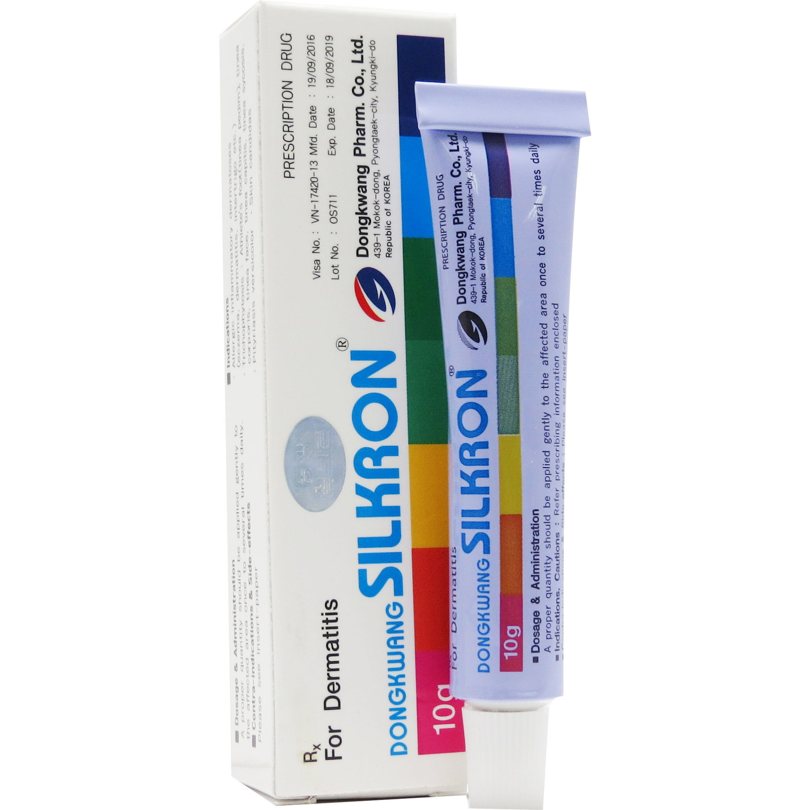 Kem bôi Silkron Clotrimazole 100mg Dongkwang (Tuýp 10g)