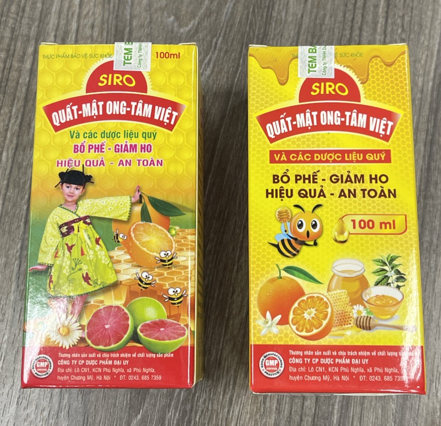 Siro Quất Mật Ong Tâm Việt (Chai 100ml)