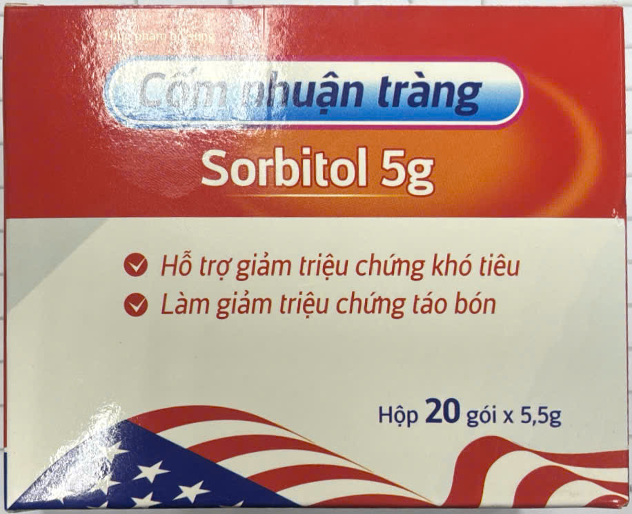 Sorbitol 5g Cốm Nhuận Tràng MEPHAR (H/20gói/5.5g)