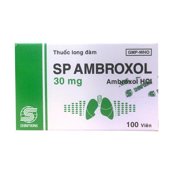 SP Ambroxol 30mg Shinpoong Daewoo (Hộp 100 viên)