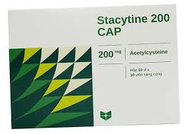 Stacytine 200 CAP Acetylcystein 200mg nang cứng Stella (Hộp 100 viên)