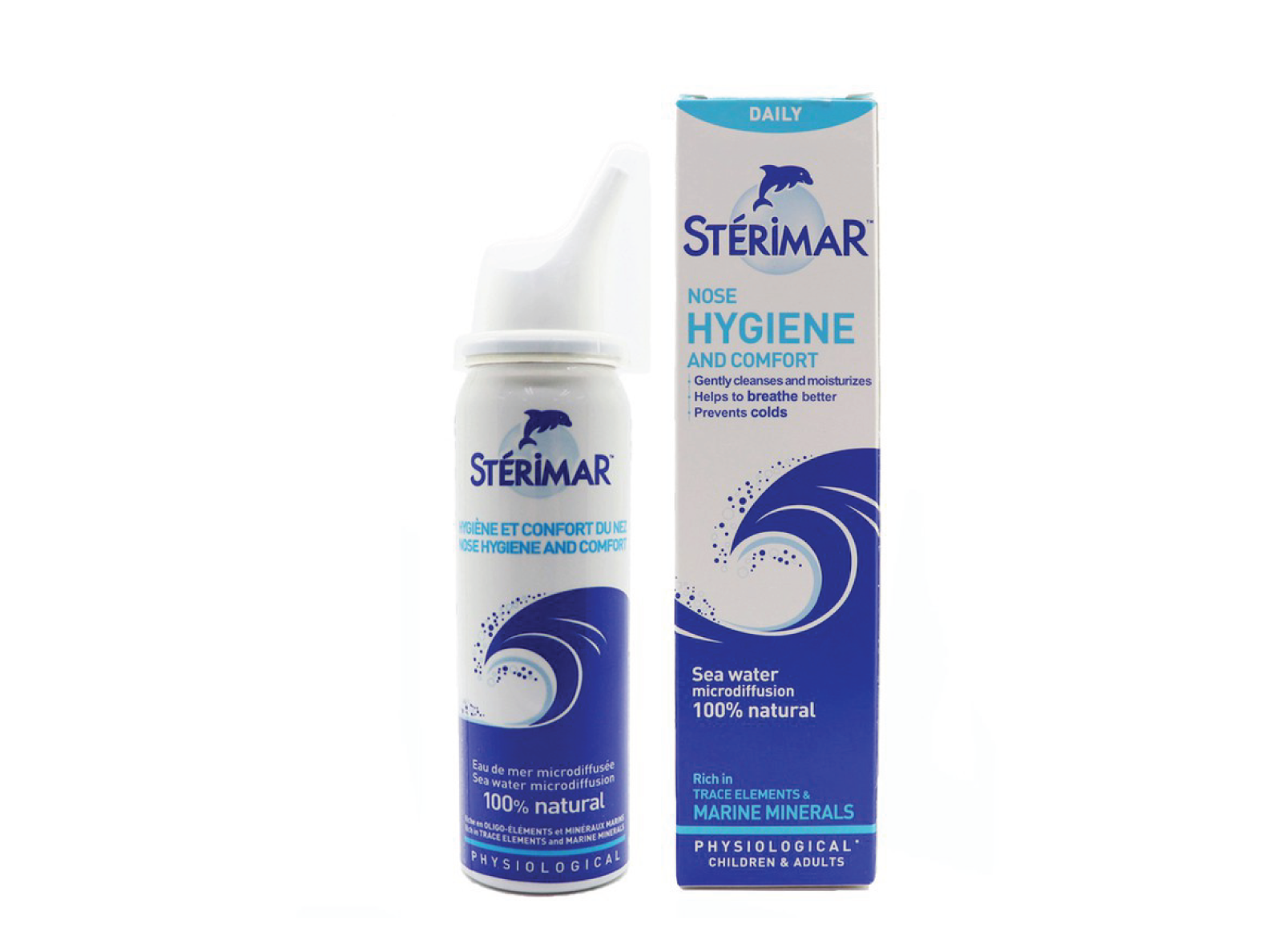 Thuốc xịt Sterimar Nose Hygiene and Comfort Xịt Muối Biển NL Fumouze (Lọ 50ml)