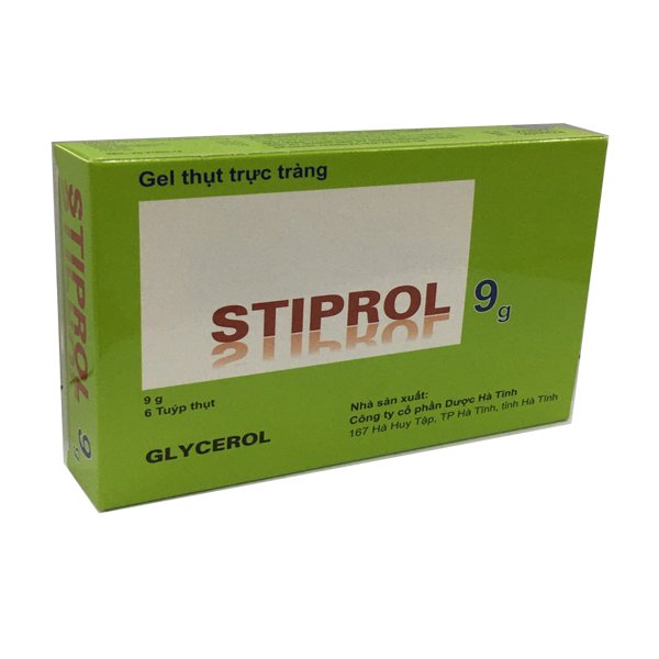 Dung dịch thụt Stiprol Glycerol 6.75 NL Hà Tĩnh (Hộp 6 tuýp x 9g)