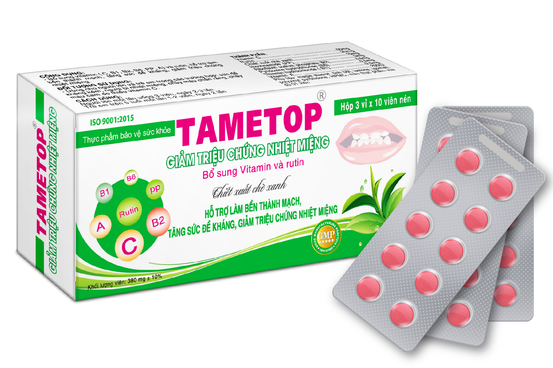 Viên uống Tametop Tâm Việt (Hộp 30 viên)