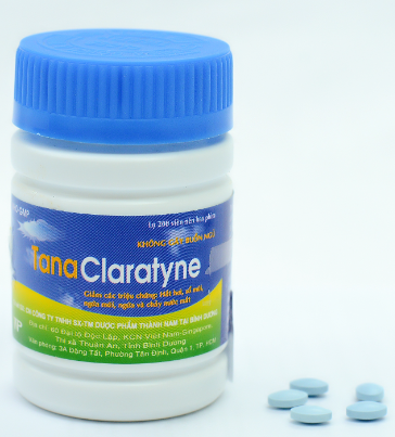 TanaClaratyne loratadin 10mg Thành Nam (Lọ 200 viên)