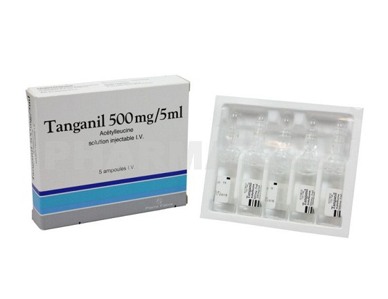 Tanganil Acetyl leucin 500mg/5ml Pierre Fabre (Hộp 5 ống x 5ml)