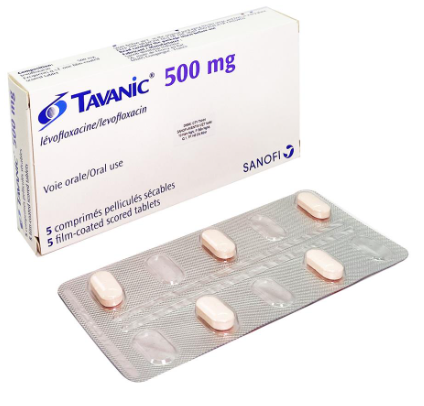Tavanic 500mg Sanofi (Hộp 5 viên)