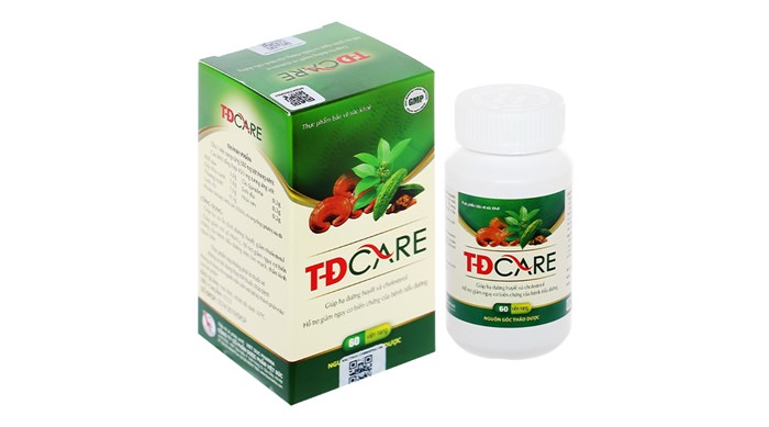 Viên uống hạ đường huyết và cholesterol TĐCare Meracine (Lọ 60 viên)