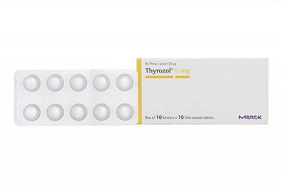 Thyrozol 5mg Merck (Hộp 100 viên)