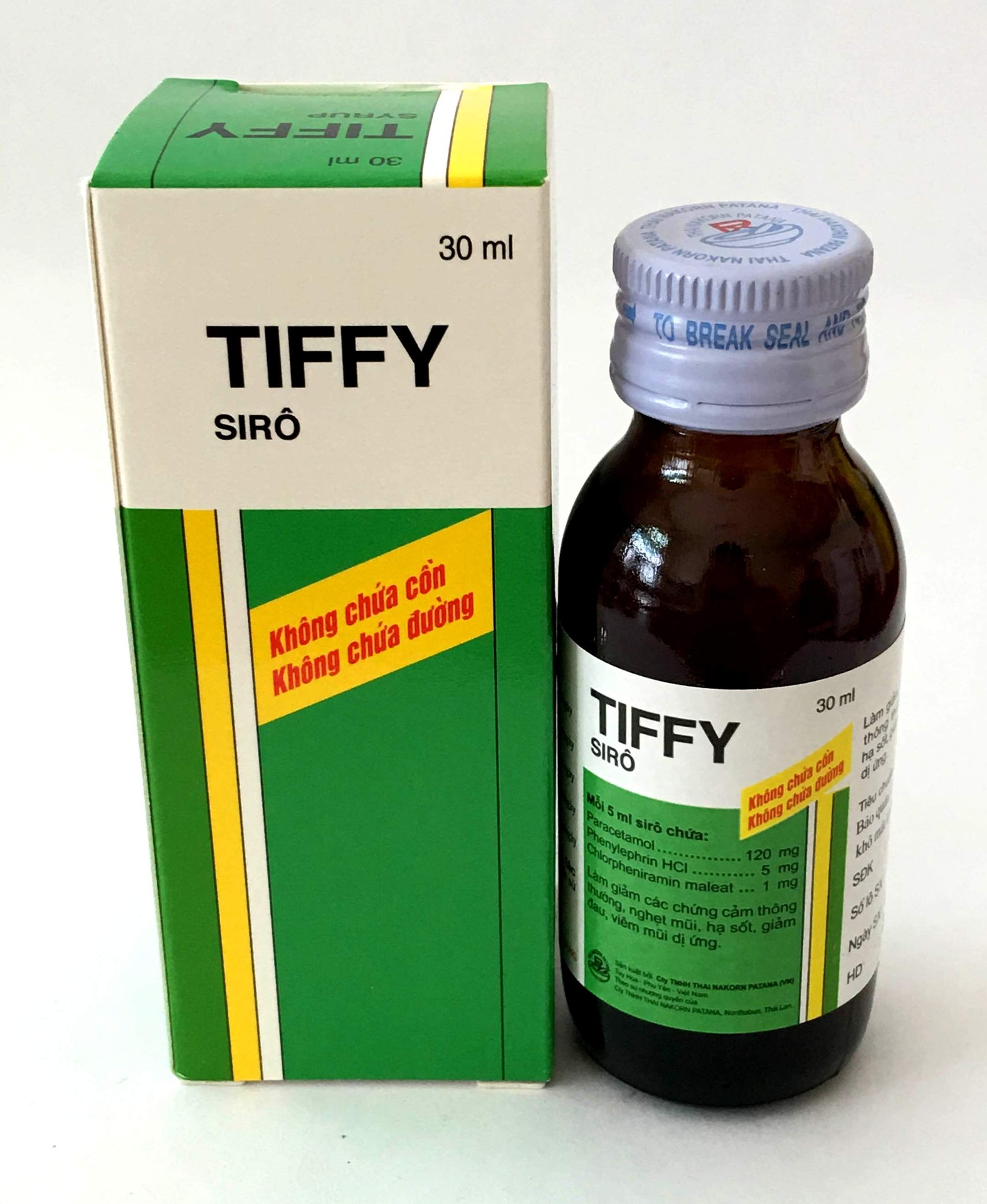Tiffy Siro Thai Nakorn Patana Thái Lan (Lọ/30ml)