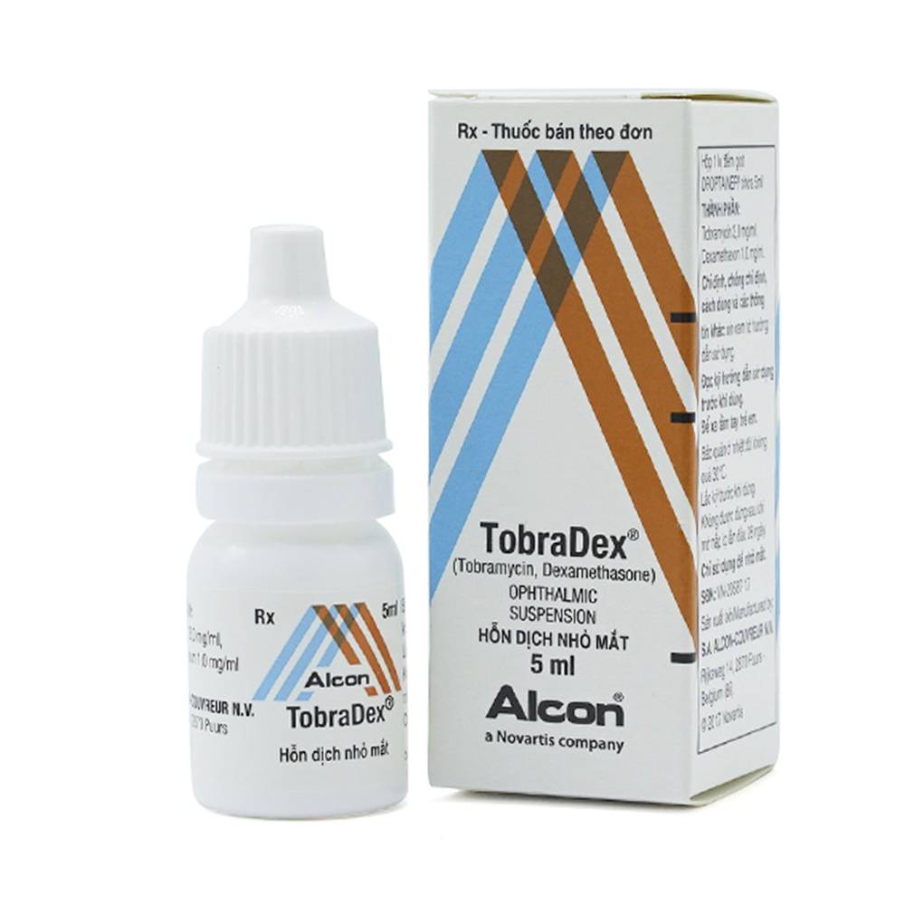 Nhỏ mắt Tobradex Alcon Novartis (Lọ 5ml)