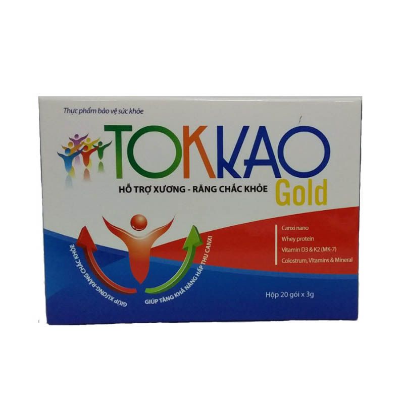 Tokkao bổ sung canxi IAP Vĩnh Phúc (H/20gói/3g) date 07/2025