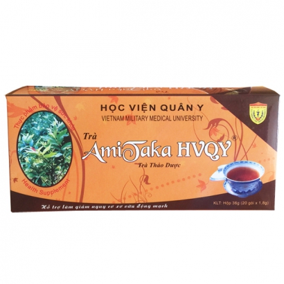 Trà AmiTaka HVQY Học Viện Quân Y (H/20gói/1.8g) Date 01/2026
