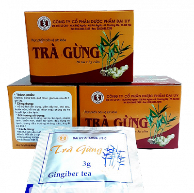 Trà Gừng Đại Uy (Hộp 10 gói x 3g)
