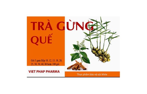 Trà Gừng Quế 30g Việt Pháp (Hộp 10 gói x 3g)