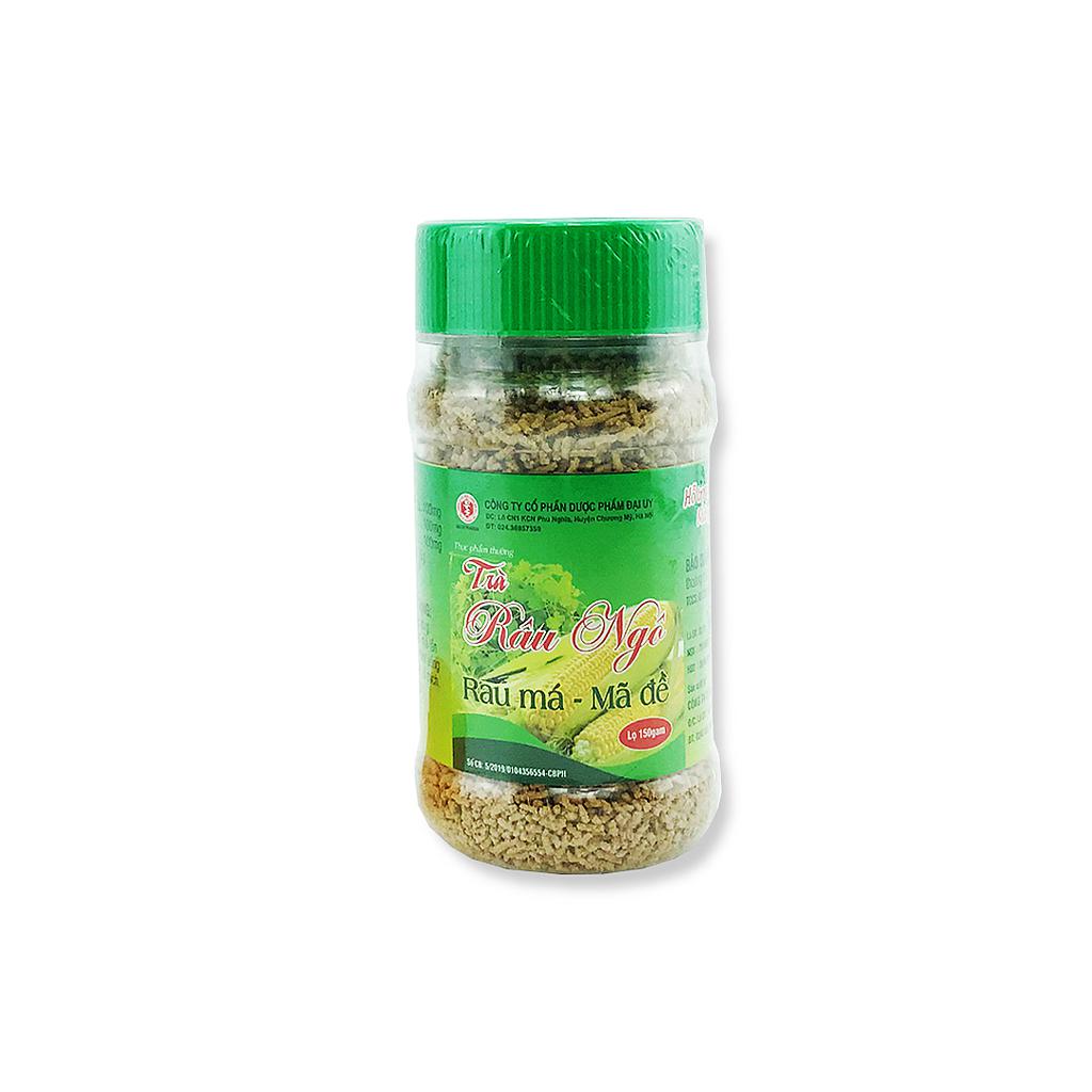 Trà râu ngô rau má mã đề Đại Uy (Lọ 150g)