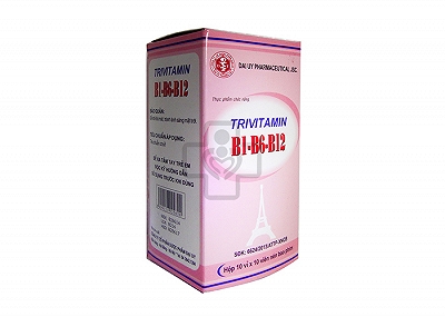Viên uống Trivitamin nén B1 B6 B12 Màu hồng (Hộp 100 viên)