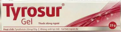 Tyrosur Tyrothricin 25mg/25g Engelhard Arzneimittel Đức (Tuýp 25g)
