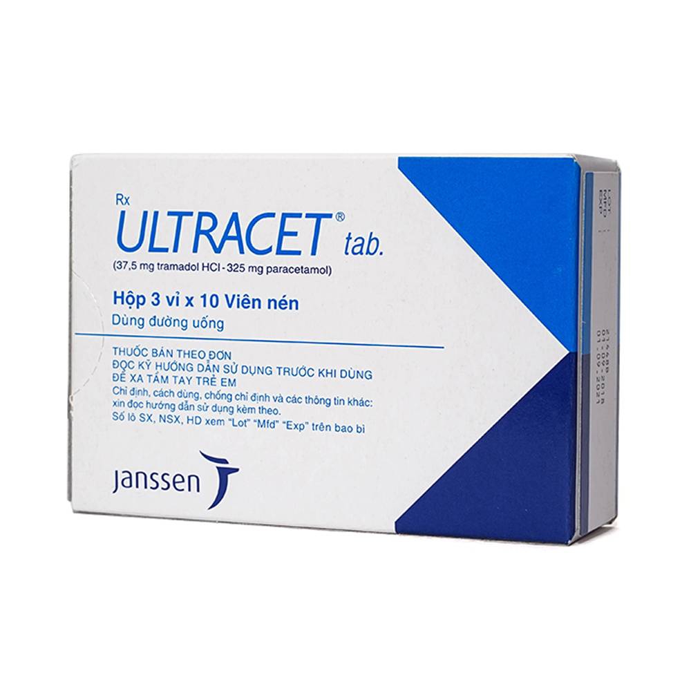 Ultracet Janssen (Hộp 30 viên)