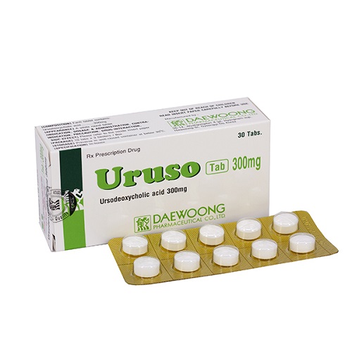 Uruso Ursodeoxycholic 300mg Daewoong Hàn Quốc (Hộp 30 viên)