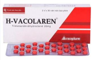 Vacolaren Trimetazidine 20mg Vacopharm (Hộp 60 viên)
