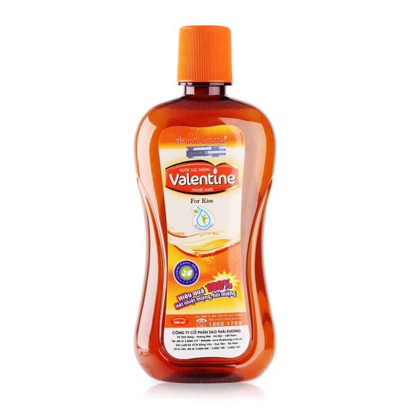 Valentine Súc Miệng Thái Dương (Chai 500ml)