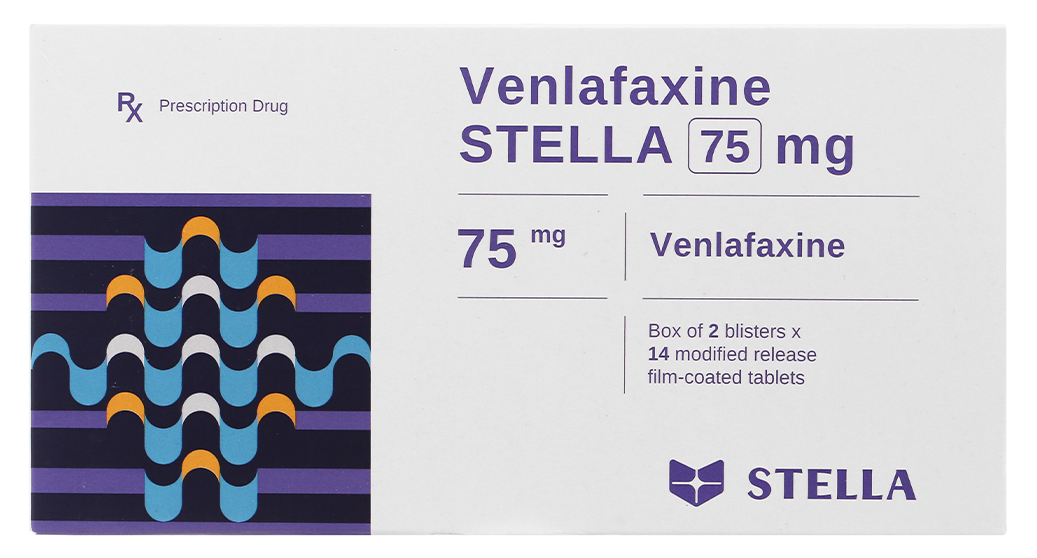 Venlafaxine 75mg Stella (Hộp 28 viên)