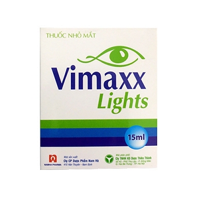 Nhỏ mắt Vimaxx Lights Nam Hà (Lọ 15ml)