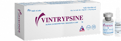 Vintrypsine AlphaChymotrypsin 5000 Vĩnh Phúc (H/5o/5lọ)