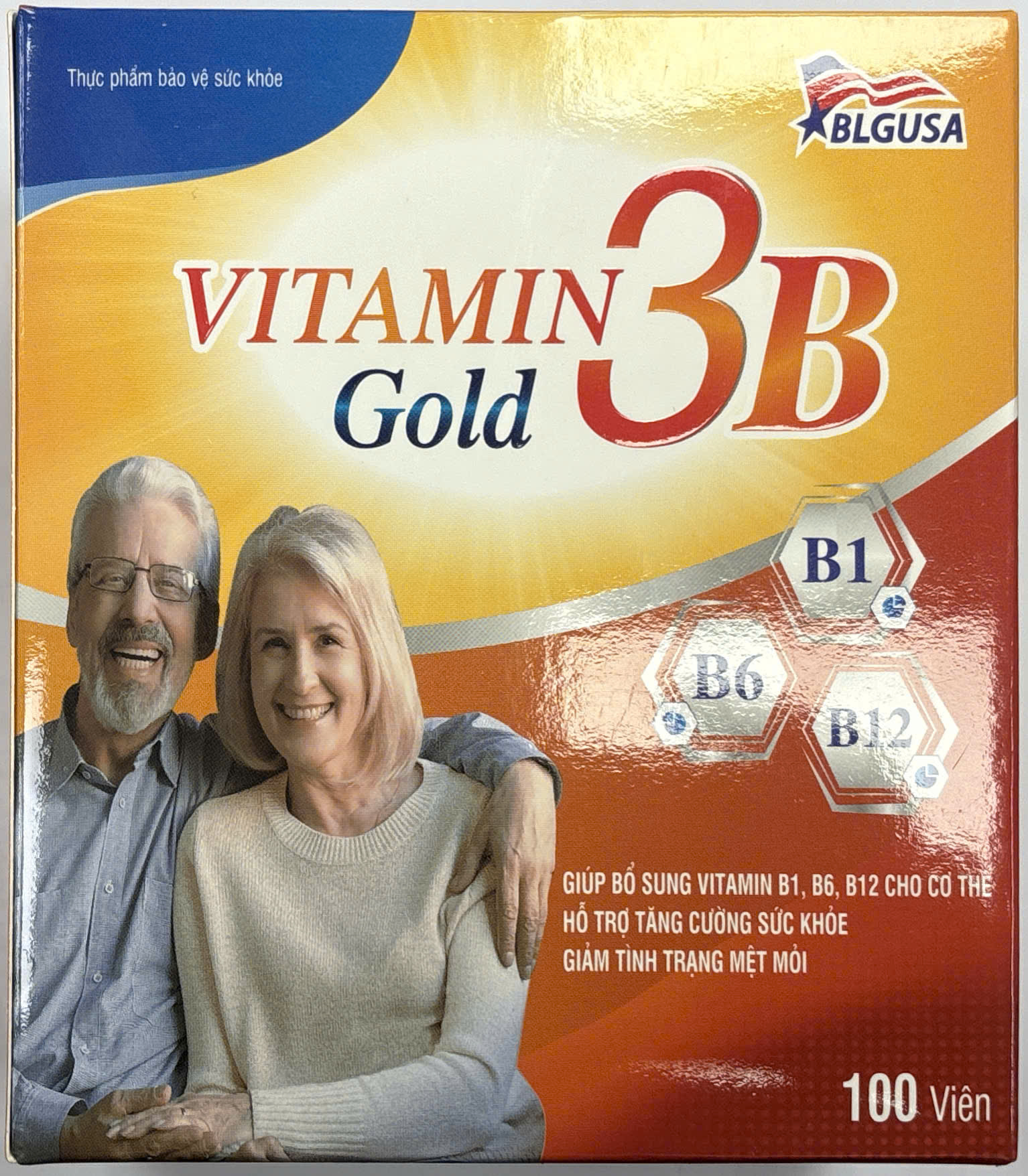 Viên uống Vitamin 3B Gold Đại Uy (Hộp 100 viên)