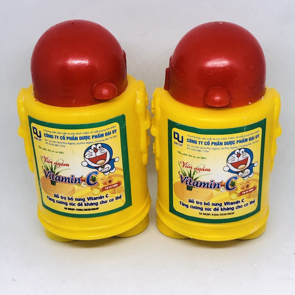 Viên ngậm Vitamin C Doremon Đại Uy (Lọ 50 viên)
