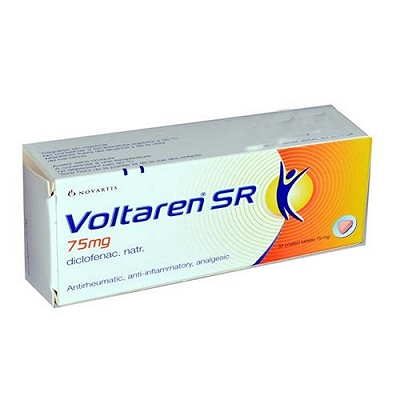 Voltaren SR Diclofenac 75mg Novartis (Hộp 100 viên)