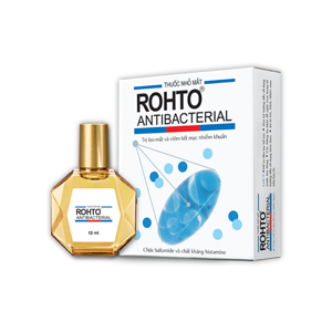 Nhỏ mắt Vrohto Antibacterial Rohto (Lọ 13ml)