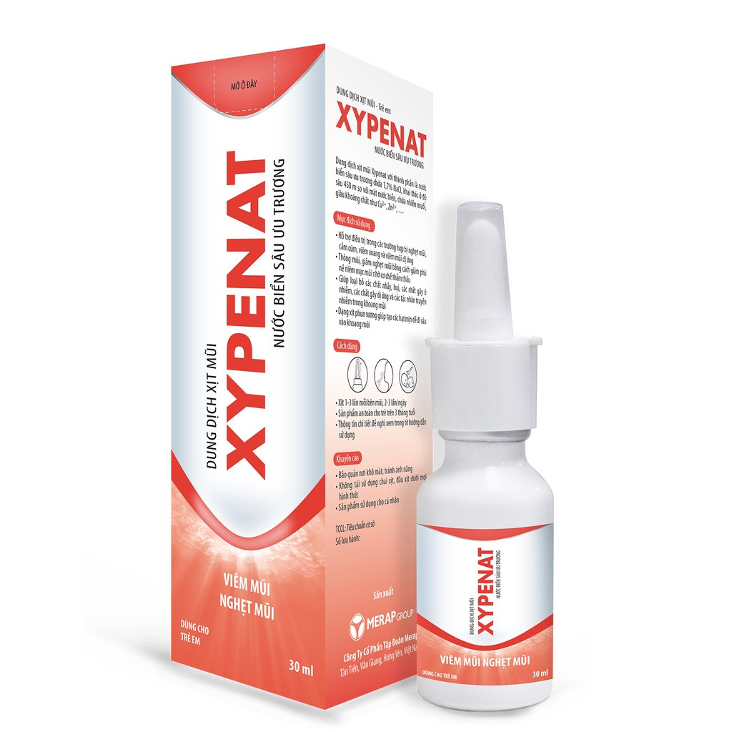 Xịt mũi Xypenat cam Merap (Lọ 30ml)